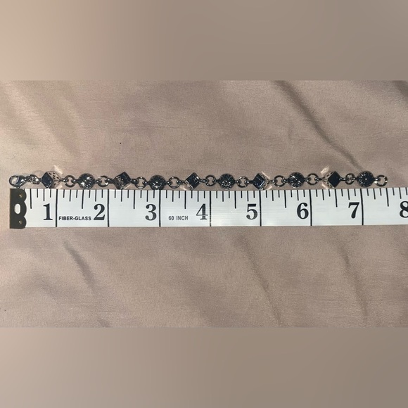 Chrome Hearts CH Silver Dice + Cross Ball Bracelet 7.5” Lobster Clasp Closure - Picture 3 of 5